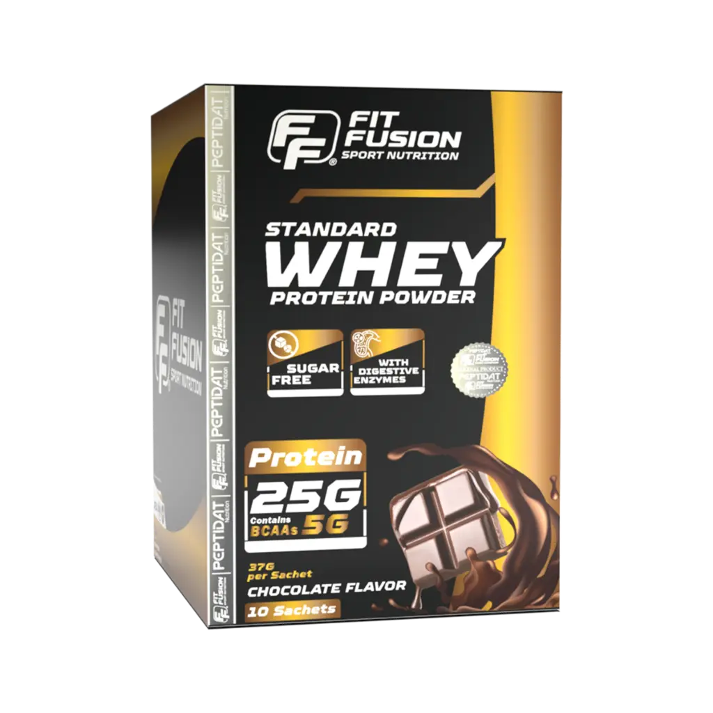 FitFusion Standard Whey Protein Chocolate [37g] Box 10 Sachets