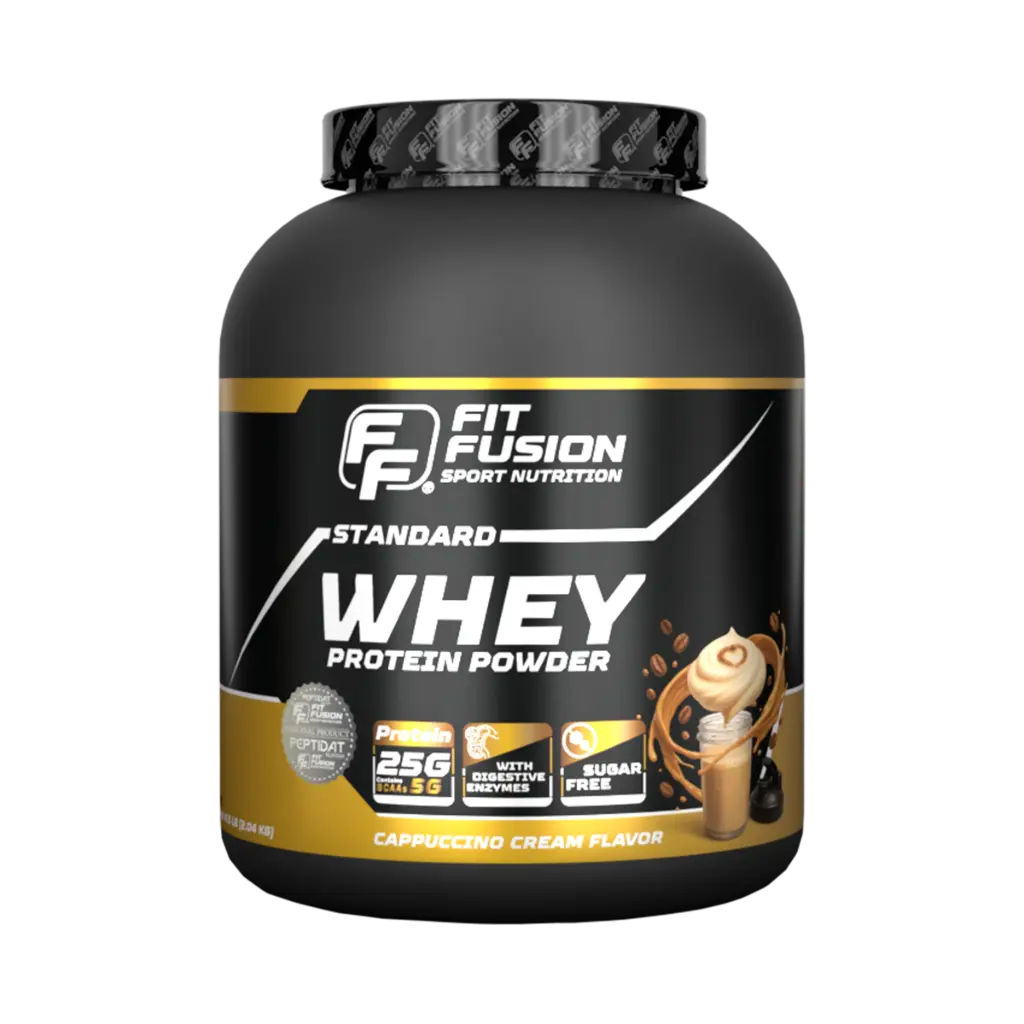 FitFusion Standard Whey Protein Cappuccino Cream [2.04 kg] Bottle 60 Servings