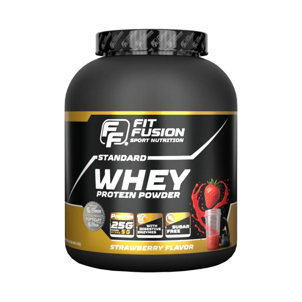 FitFusion Standard Whey Protein Strawberry [2.04 kg] Bottle 60 Servings