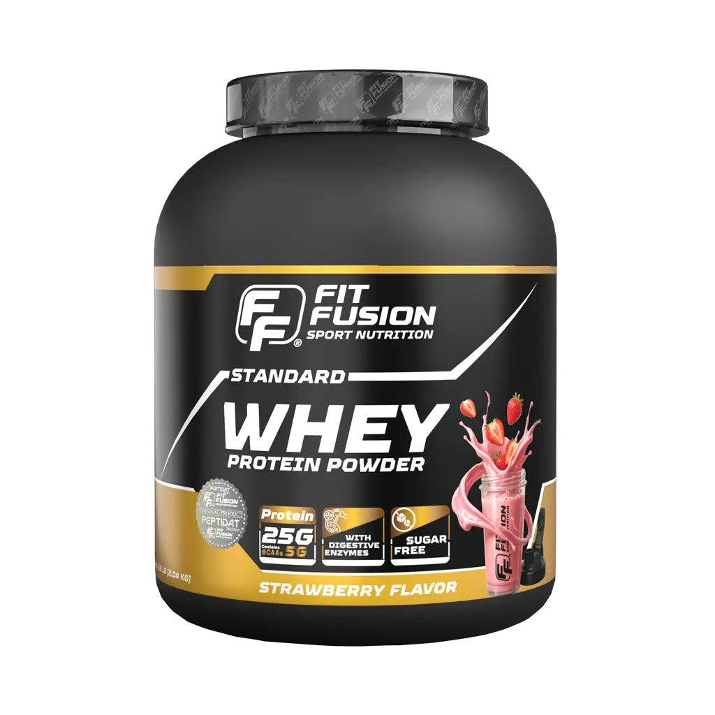 FitFusion Standard Whey Protein Strawberry [2.04 kg] Bottle 60 Servings