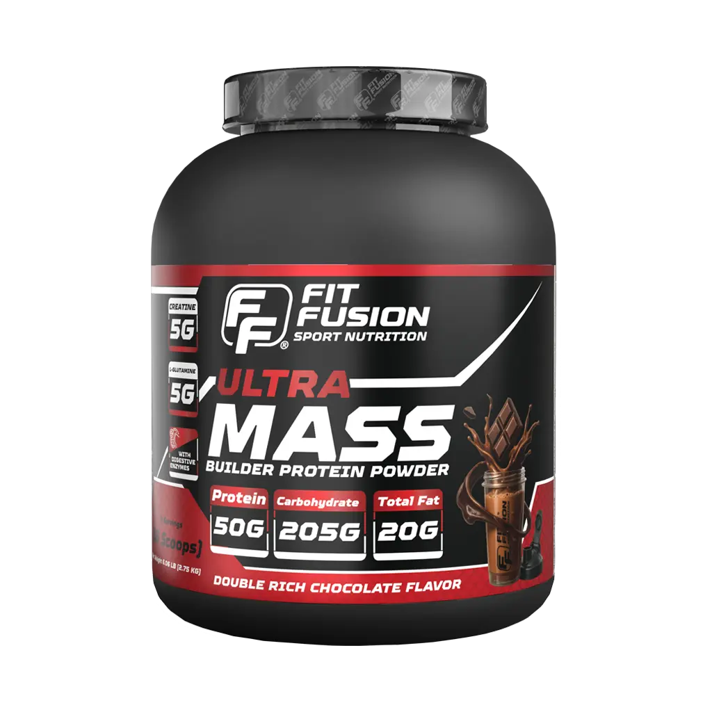FitFusion Ultra Mass Chocolate [2.75 kg] Bottle 8 Servings