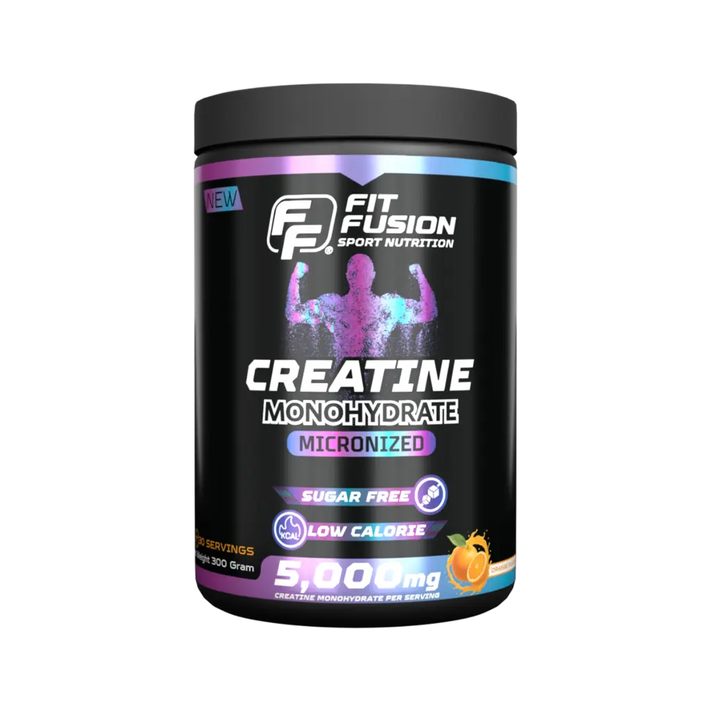 FitFusion Creatine Monohydrate Orange [300g] Bottle 30 Servings