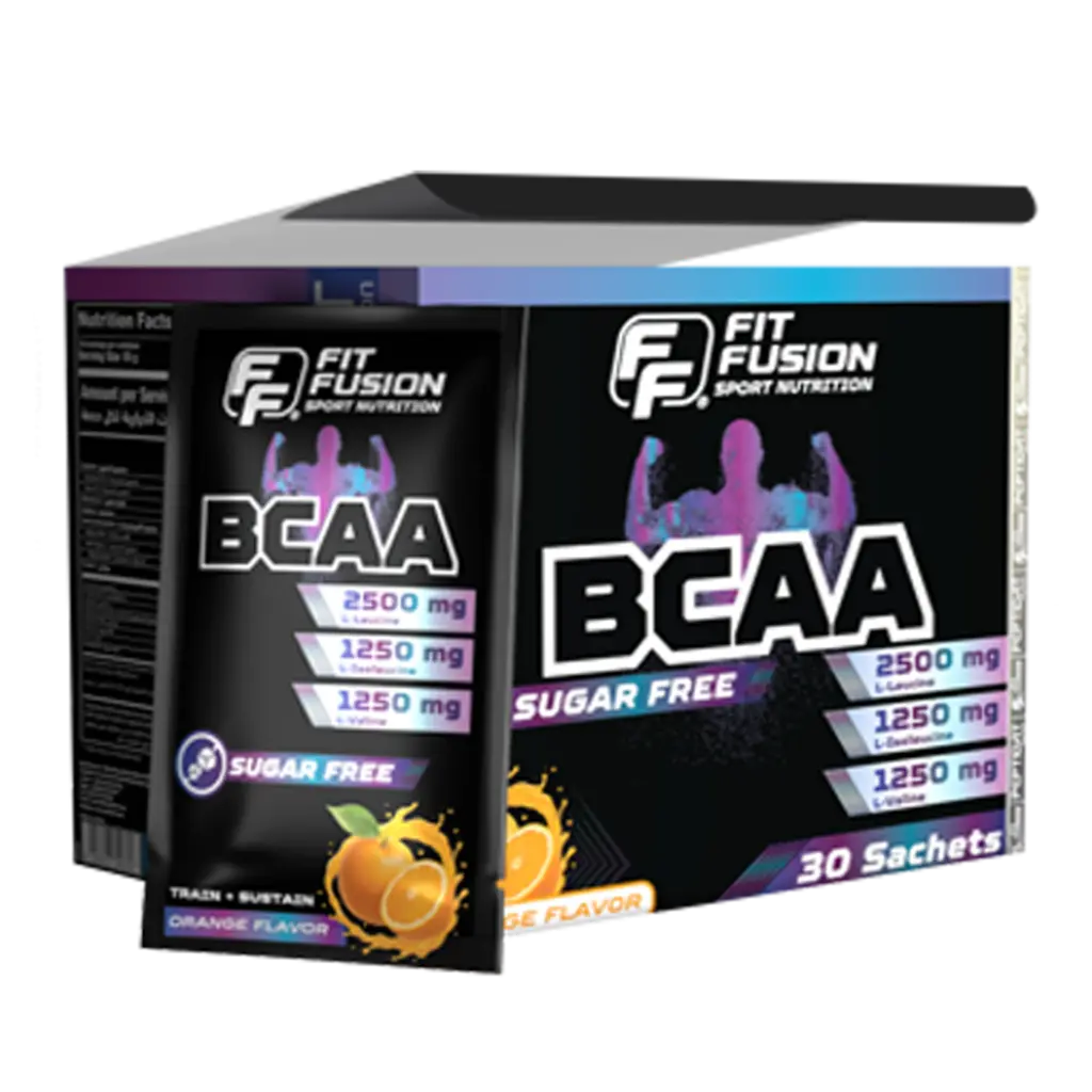 FitFusion BCAA Amino Acid Orange [10g] Box 30 Sachets