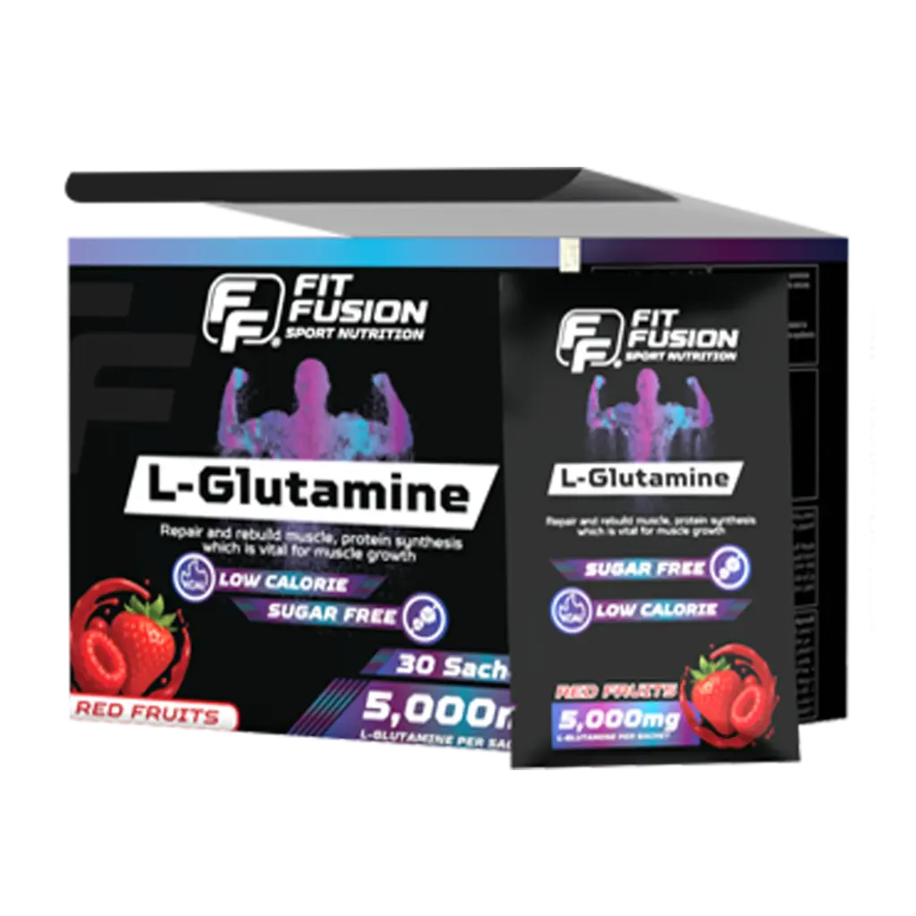 FitFusion L-Glutamine Red Fruits [10g] Box 30 Sachets