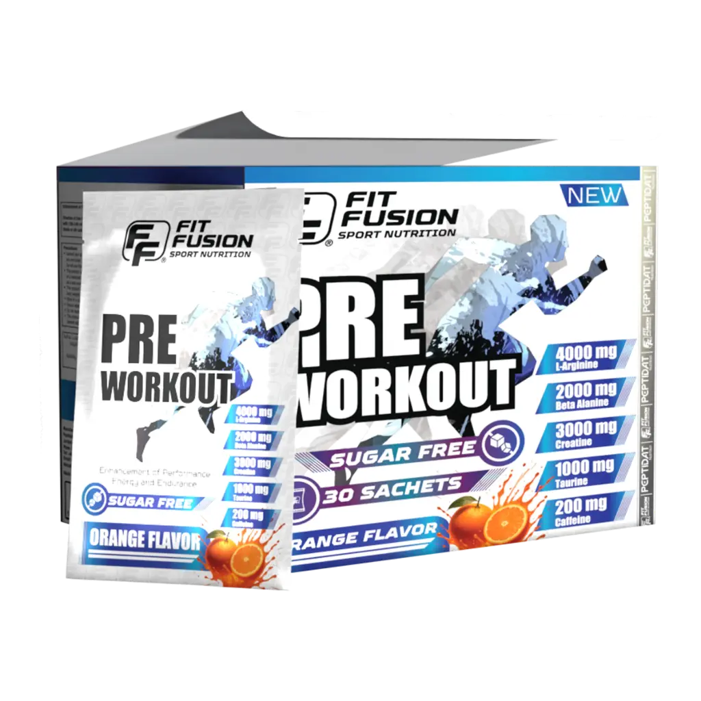 FitFusion Pre-Workout Orange [15g] Box 30 Sachets