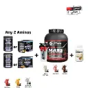 Combo (UltraMass & 2Aminos: CR or GL & Omega-3)