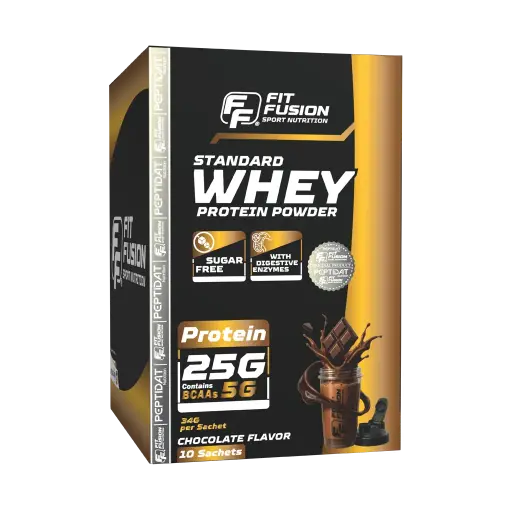 [FP002] FitFusion Standard Whey Protein Chocolate [37g] Box 10 Sachets