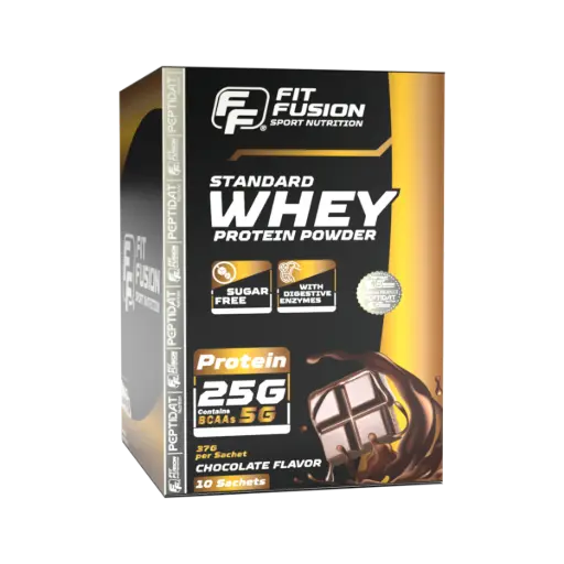 [FP002] FitFusion Standard Whey Protein Chocolate [37g] Box 10 Sachets