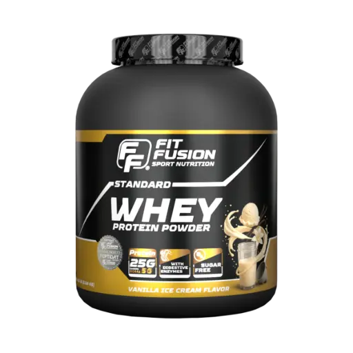 [FP003] FitFusion Standard Whey Protein Vanilla Ice Cream [2.04 kg] Bottle 60 Servings