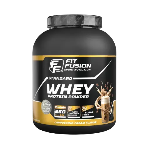[FP005] FitFusion Standard Whey Protein Cappuccino Cream [2.04 kg] Bottle 60 Servings