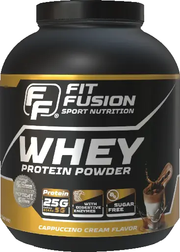 [FP005] FitFusion Standard Whey Protein Cappuccino Cream [2.04 kg] Bottle 60 Servings