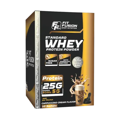 [FP006] FitFusion Standard Whey Protein Cappuccino Cream [34g] Box 10 Sachets