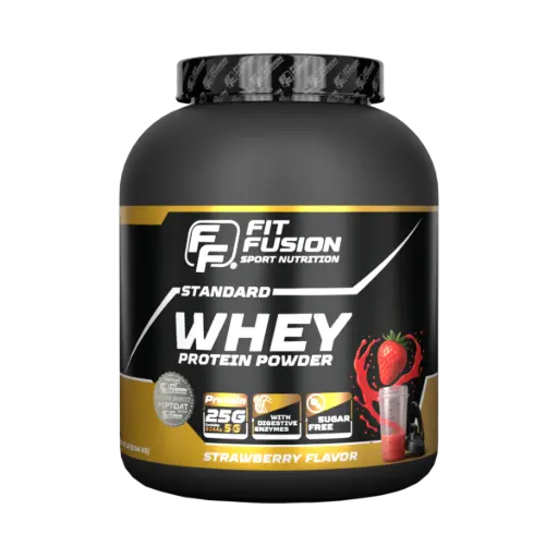 [FP007] FitFusion Standard Whey Protein Strawberry [2.04 kg] Bottle 60 Servings