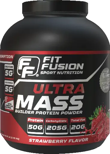 [FP011] FitFusion Ultra Mass Vanilla Ice Cream [2.75 kg] Bottle 16 Servings