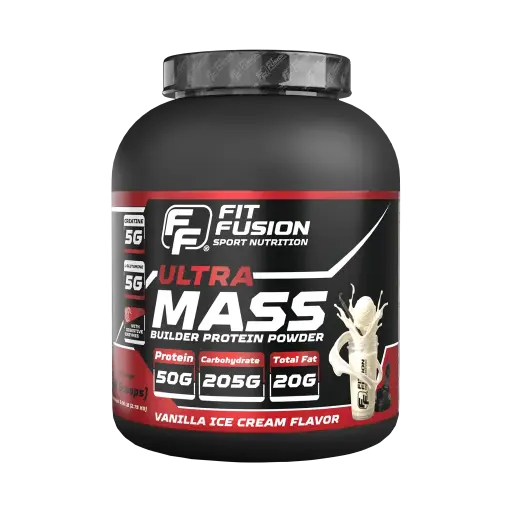 [FP011] FitFusion Ultra Mass Vanilla Ice Cream [2.75 kg] Bottle 8 Servings