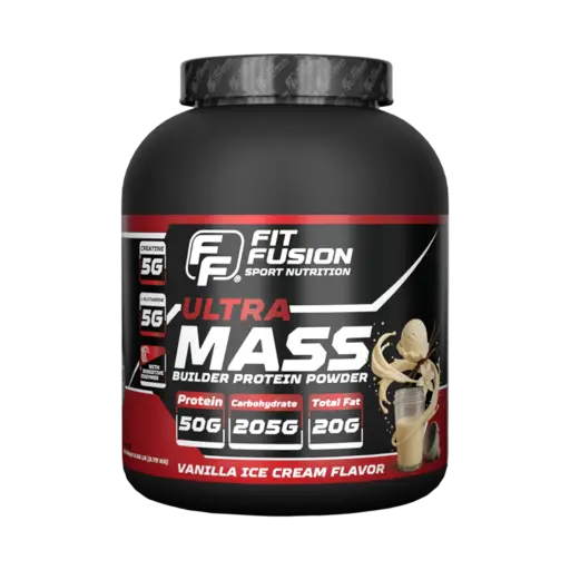 [FP011] FitFusion Ultra Mass Vanilla Ice Cream [2.75 kg] Bottle 8 Servings
