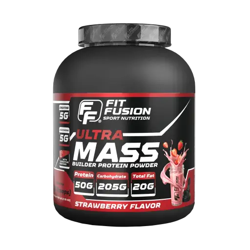 [FP013] FitFusion Ultra Mass Strawberry [2.75 kg] Bottle 8 Servings