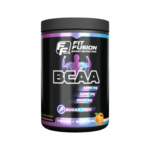 [FP019] FitFusion BCAA Amino Acid Orange [300g] Bottle 30 Servings