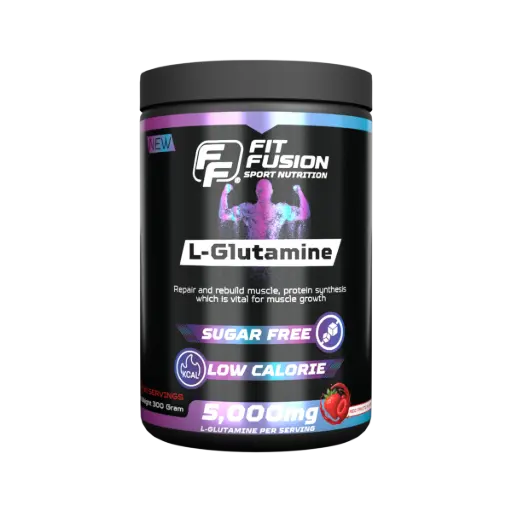[FP025] FitFusion L-Glutamine Red Fruits [300g] Bottle 30 Servings