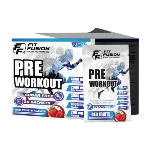 [FP030] FitFusion Pre-Workout Red Fruits [15g] Box 30 Sachets